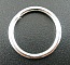 100 Anneaux de jonction &eacute;pais ouvert 16 mm Argent