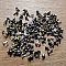 100 Attaches Parisiennes Rondes Assortiment N&deg;03 - 4 et 5 mm .