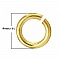 10 Anneaux de Jonction 04 mm Ouverts Plaqu&eacute; Or 18K N&deg;01