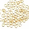 Anneaux de jonction ouverts plaqués or 4 mm pour bijoux.