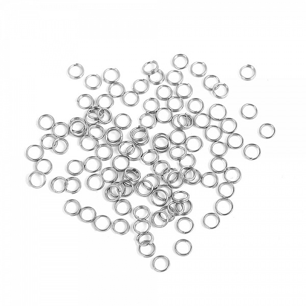 10 Anneaux de jonction double 05 mm Inoxydable