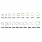 10 Anneaux de jonction ouvert 09 mm Inoxydable