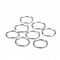 10 Anneaux de jonction ouvert 13 mm Inoxydable