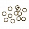 10 Anneaux de jonction ouvert 05 mm Bronze