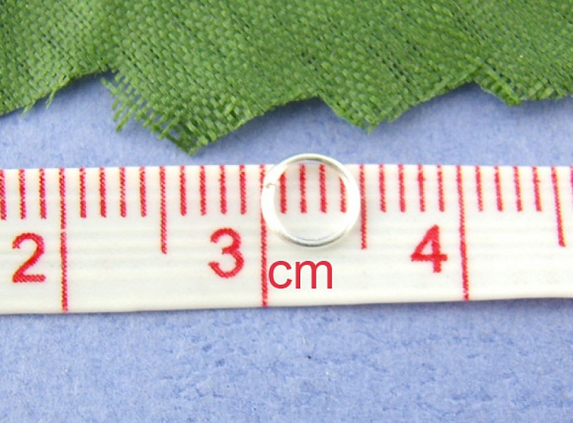 10 Anneaux de jonction ouvert 05 mm Argent N&deg;01