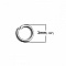 10 Anneaux de jonction ouvert 03 mm Inoxydable argent