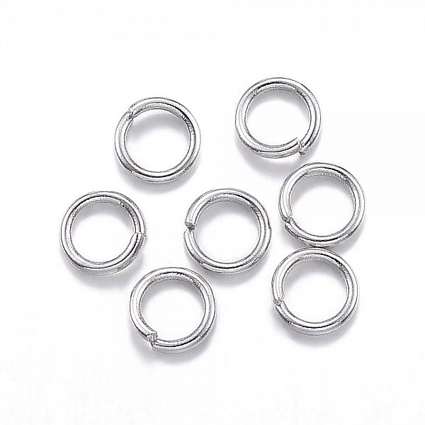 10 Anneaux de jonction ouvert 03 mm Inoxydable argent 03