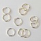 10 Anneaux de jonction ouvert 10 mm En Zamak ( plaqu&eacute; Argent)
