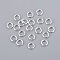 10 Anneaux de jonction ouvert 05 mm Inoxydable Argent Clair