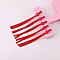 10 Bandes &eacute;lastiques cordon Rouge avec Boucle R&eacute;glable attache pour Masque..