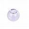 10 Boules en verre ronde de 12mm Violet &agrave; remplir