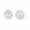 10 Boules en verre ronde de 12mm Violet &agrave; remplir
