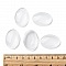 10 Cabochons Ovales 25 x 35 mm en verre loupe transparent N&deg;20