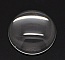 10 Cabochons Ronds 18 mm en verre loupe transparent N&deg;07