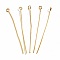 10 Clous &agrave; tiges &agrave; t&ecirc;te ronde acier inoxydable 50 mm Dor&eacute;