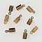 10 Embouts &agrave; coller Serres Cordons Bronze 8 x 5 mm N&deg;02