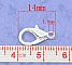 10 Fermoirs Mousqueton 14 x 08 mm.