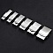 10 Fermoirs clip griffe pour cuir 10 mm de large