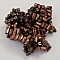 10 Perles H&eacute;matite Magn&eacute;tiques Cylindre Facett&eacute; 6 x 8 mm N&deg;03