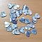 10 Perles breloques Pendentifs Nacres C&oelig;ur 17mm Bleu