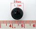 10 Perles en Agate ( Teint ) Rond Noir 10mm Classement B