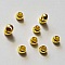 10 Perles &agrave; &eacute;craser de 2.5 mm dor&eacute;