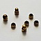 Perles à écraser de 3 mm couleur bronze pour bijoux.