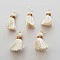 10 Pompons mini &eacute;cru 1.5 cm