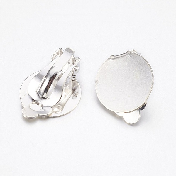 10 Supports Boucles d'oreilles Clips Plateau N&deg;03 x 5 Paires