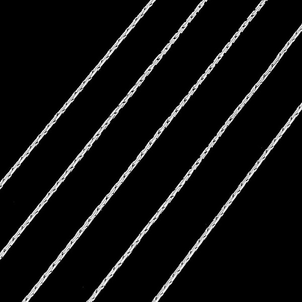10 m&egrave;tres de Cha&icirc;ne couleur Argent en m&eacute;tal pour r&eacute;aliser sautoirs, bracelets et colliers DIY