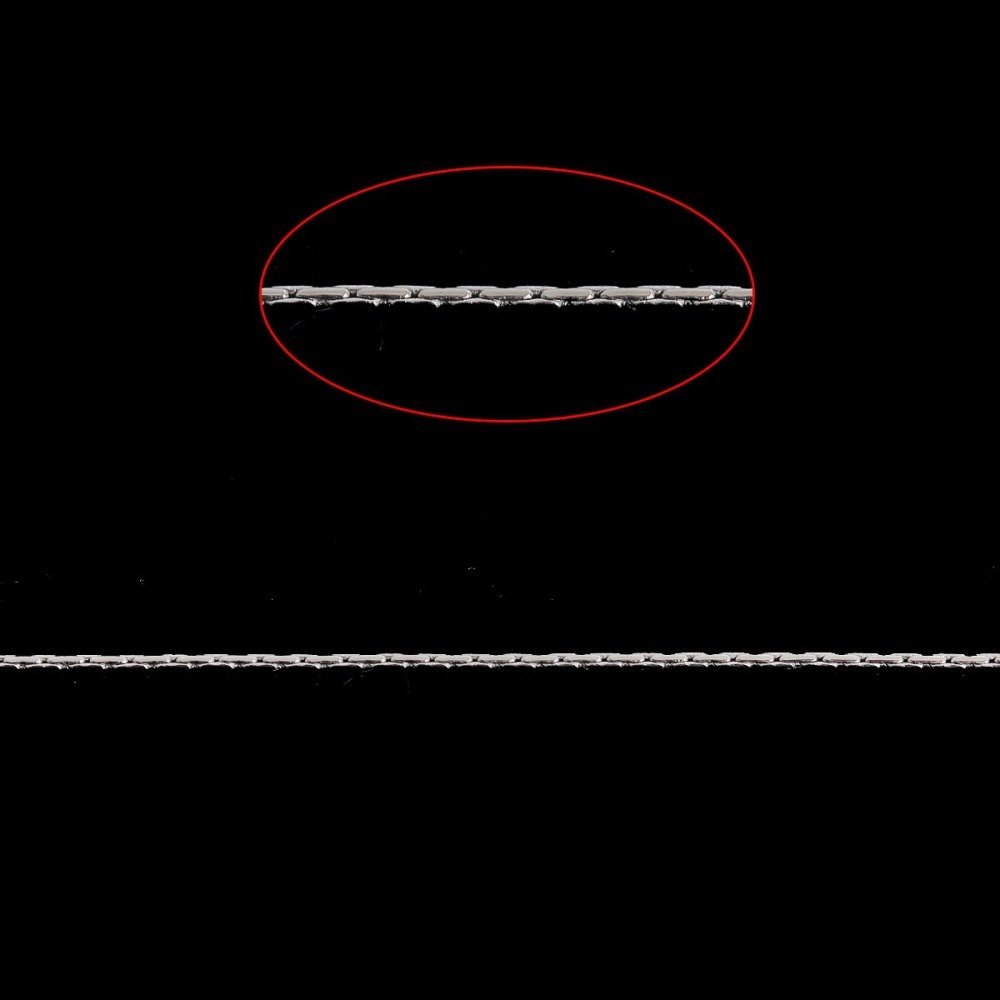 10 m&egrave;tres de Cha&icirc;ne couleur Argent en m&eacute;tal pour r&eacute;aliser sautoirs, bracelets et colliers DIY
