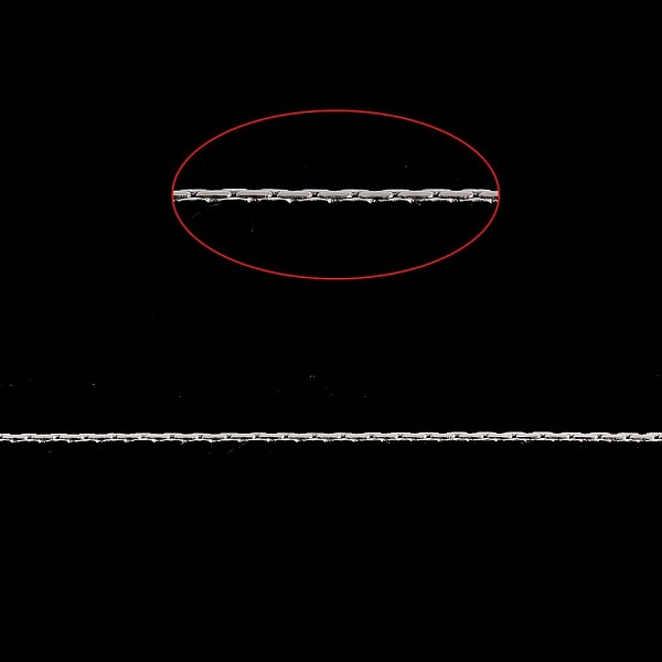 10 m&egrave;tres de Cha&icirc;ne couleur Argent en m&eacute;tal pour r&eacute;aliser sautoirs, bracelets et colliers DIY