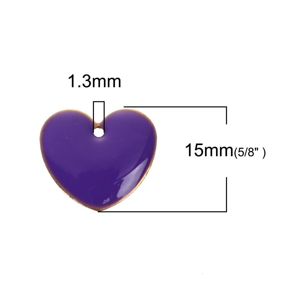 10 sequins argent&eacute; &eacute;maill&eacute;s double face c&oelig;ur N&deg;01