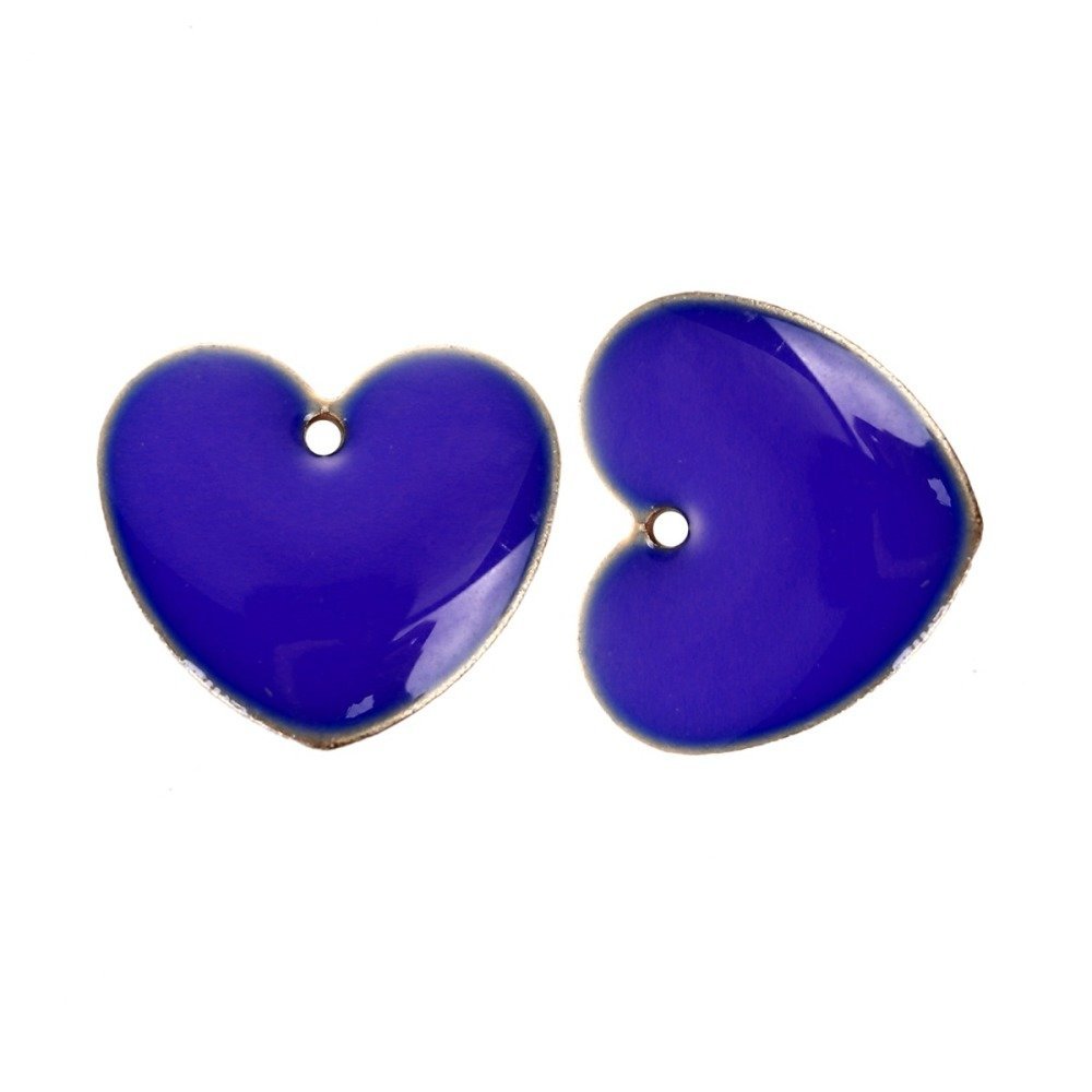 10 sequins argent&eacute; &eacute;maill&eacute;s double face c&oelig;ur N&deg;02