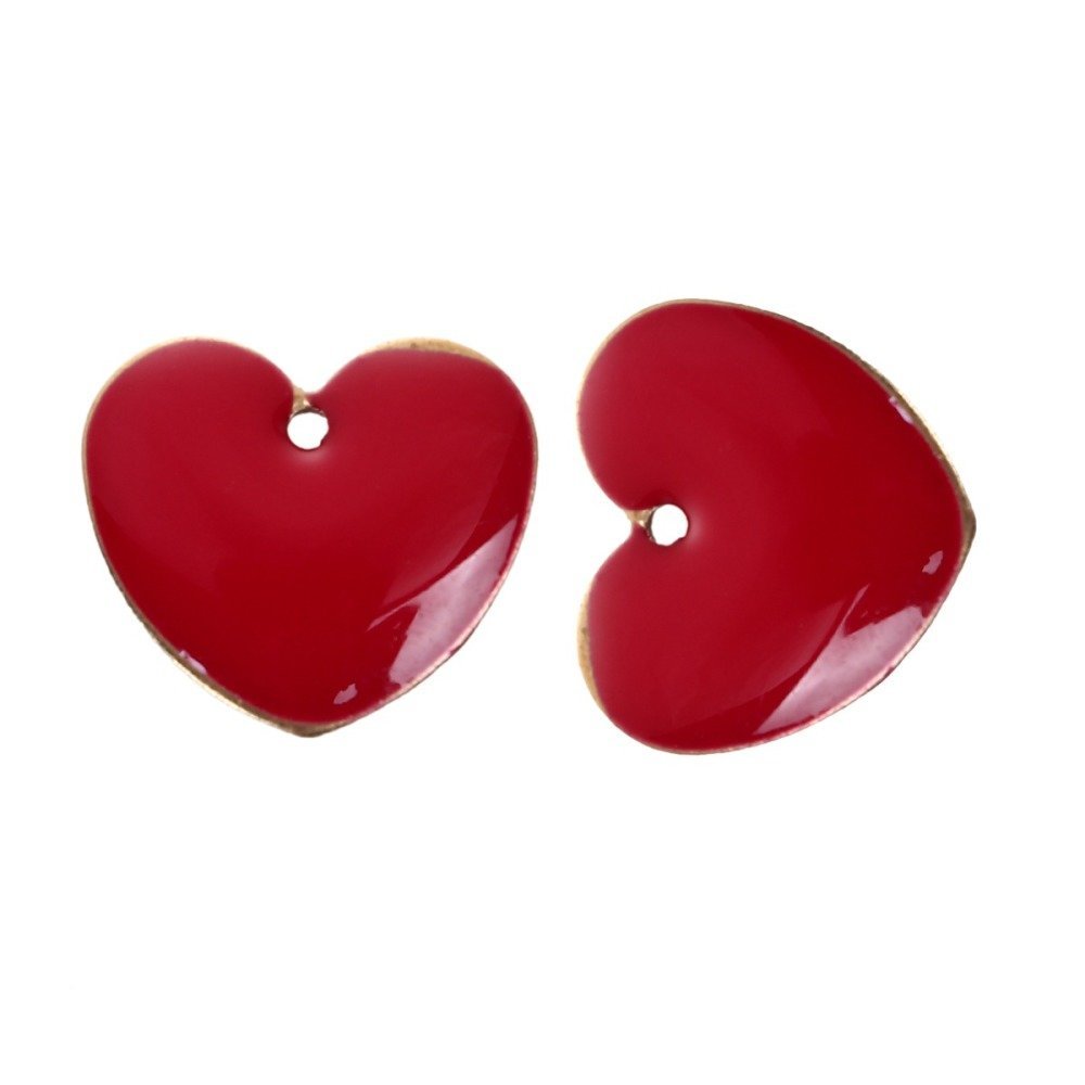 10 sequins argent&eacute; &eacute;maill&eacute;s double face c&oelig;ur N&deg;03