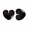 10 sequins argent&eacute; &eacute;maill&eacute;s double face c&oelig;ur N&deg;06