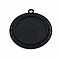 10 supports cabochons de 30mm noir, pendentifs cabochons 06NR