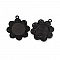 10 supports cabochons de 20mm Noir, pendentifs cabochons 8500