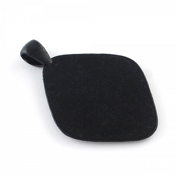 10 supports cabochons de 25 X 18 mm Noir, pendentifs cabochons 304-20