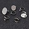 10 supports cabochons bague de 12 mm Argent N&deg;04