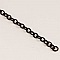 1.75 M de chaine Noir N&deg;06 3 x 2 mm