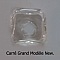 1 Boule en verre Carr&eacute; 25 mm 02 &agrave; remplir