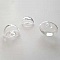 1 Boule en verre Demi Boule 17 mm &agrave; remplir