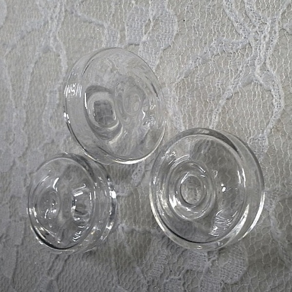 1 Boule en verre Plate 22 mm 02 &agrave; remplir