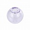 1 Boule en verre ronde &agrave; remplir de 16mm Violet
