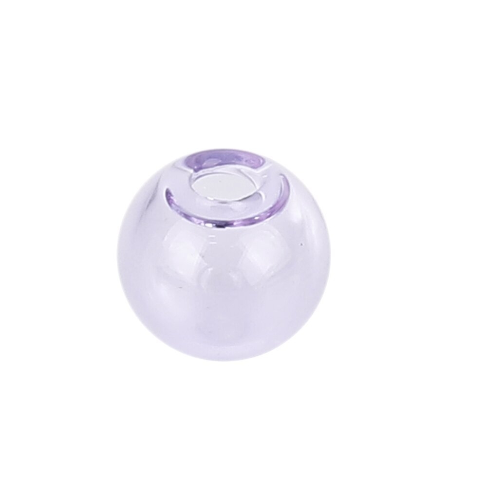 1 Boule en verre ronde &agrave; remplir de 20mm Violet