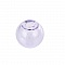 1 Boule en verre ronde &agrave; remplir de 20mm Violet