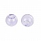 1 Boule en verre ronde &agrave; remplir de 20mm Violet