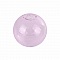 1 Boule en verre ronde &agrave; remplir de 12mm Rose