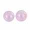 1 Boule en verre ronde de 20mm Rose &agrave; remplir